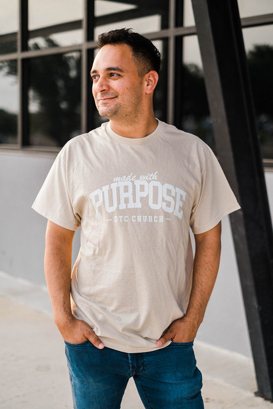 Made With Purpose Tee - Sand