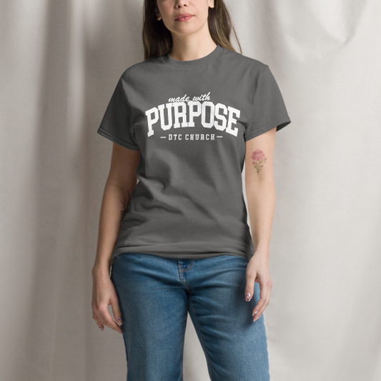 Made With Purpose Tee - Charcoal